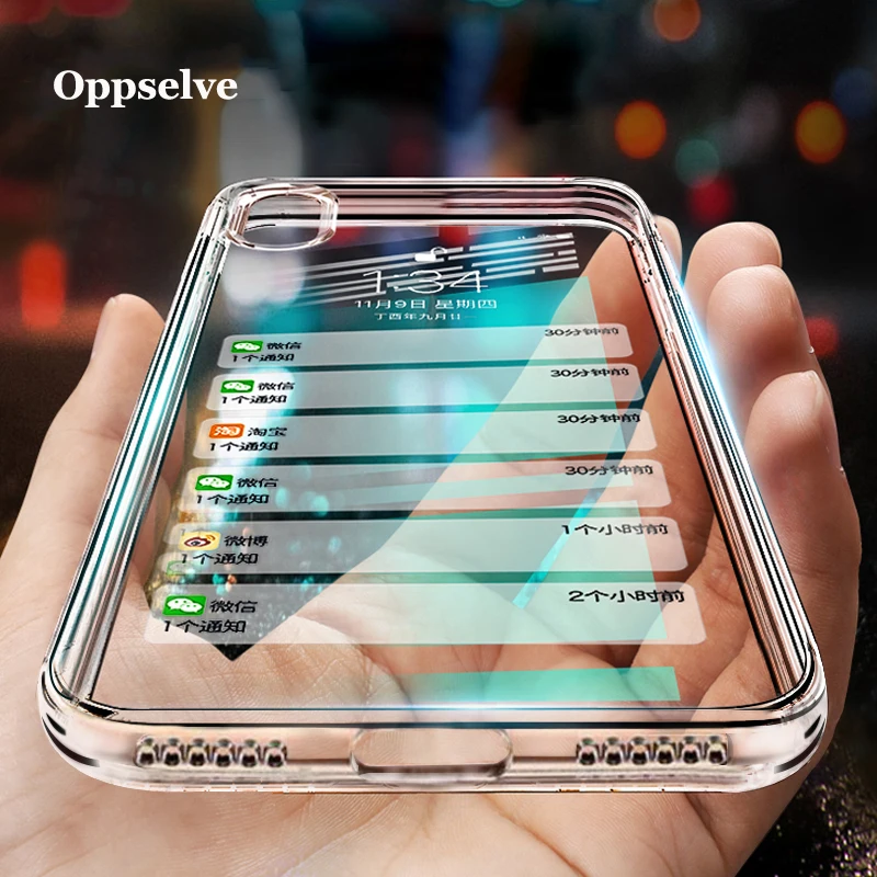 

Dirt-resistant Case For iPhone Xs Xr Xs Max Capinhas Ultra Thin Slim Transparent Clear Soft TPU Silicone Cover Coque Fundas Capa