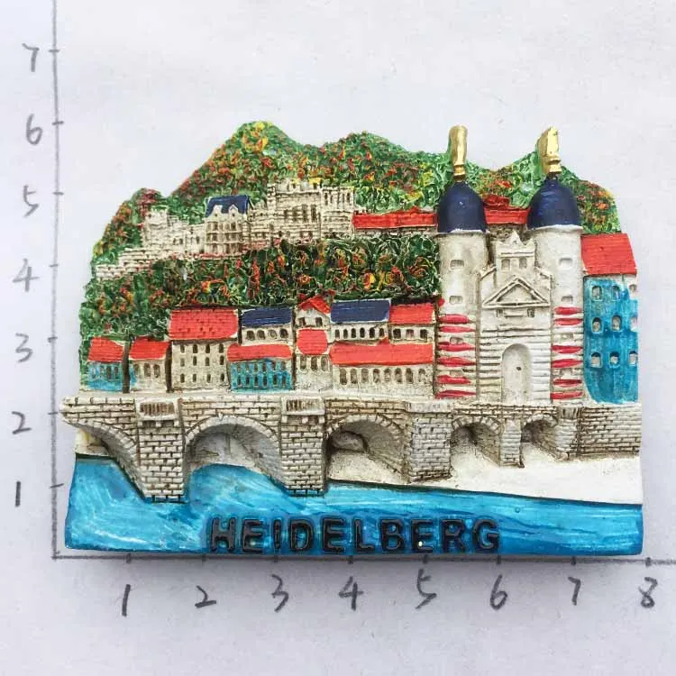 Германия Туризм культура капитал Heidelberg ориентир туристский сувенир магнитные