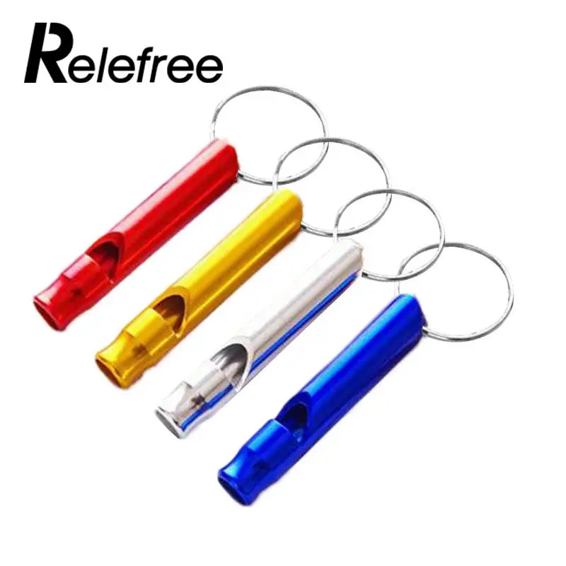 

2pcs Whistle Aluminium Alloy Emergency Gear Camping Hiking Outdoor Portable