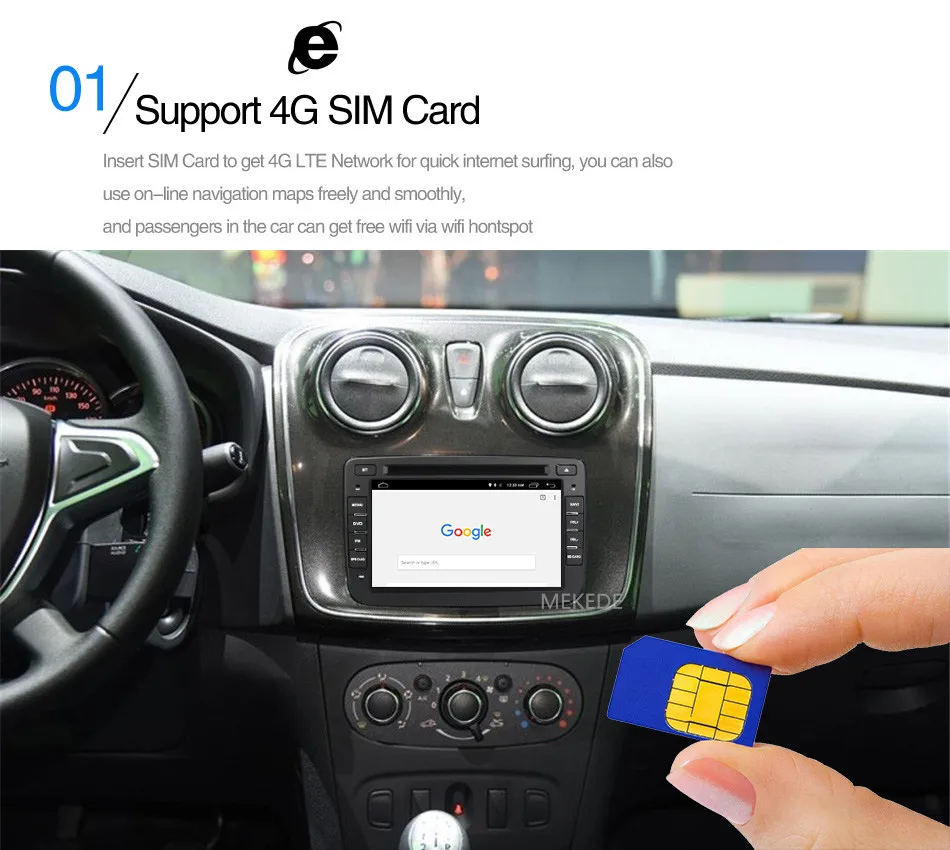Discount Wholesale! Android7.1 Car stereo head unit navigation GPS NAVI DVD player for Lada Xray 2/ RENAULT Dacia/Duster/Logan/Sandero 31