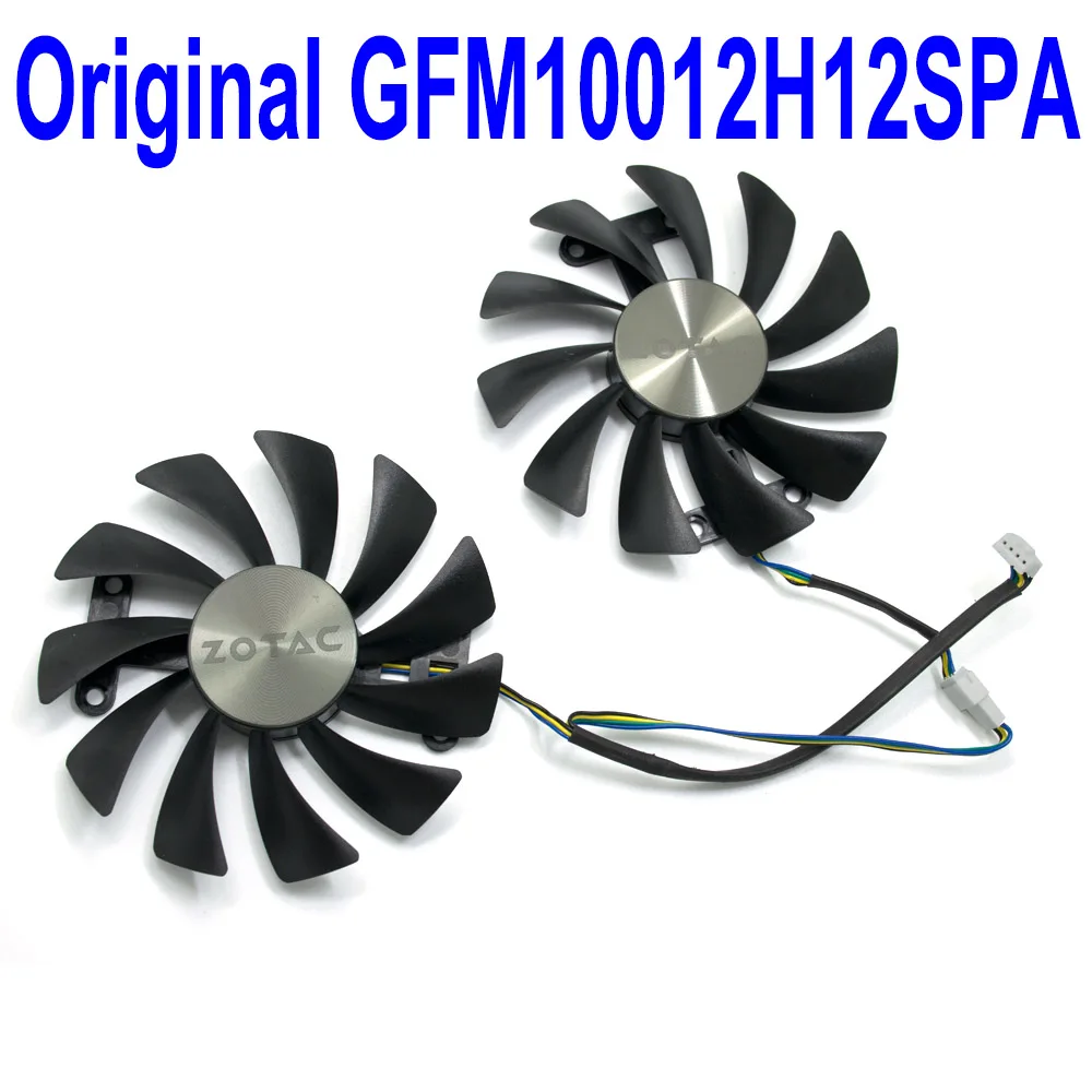 95 мм GFM10012H12SPA GAA8S2U кулер вентилятор Замена для ZOTAC GTX 1070 1080 AMP ED 8GB GTX1080 видеокарта Охлаждающие вентиляторы - Цвет лезвия: GFM10012H12SPA
