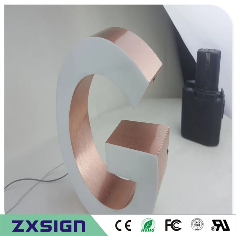 Наружная высокая яркость акриловая алюминиевая сторона без оправы Передняя