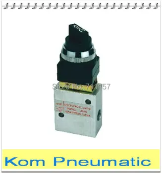 

Free Shipping 3 Port JM Series 1/4" Rotary Konb Mechanical Valve Hand Valve Manual control 2/3 Way JM-05 JM322TB