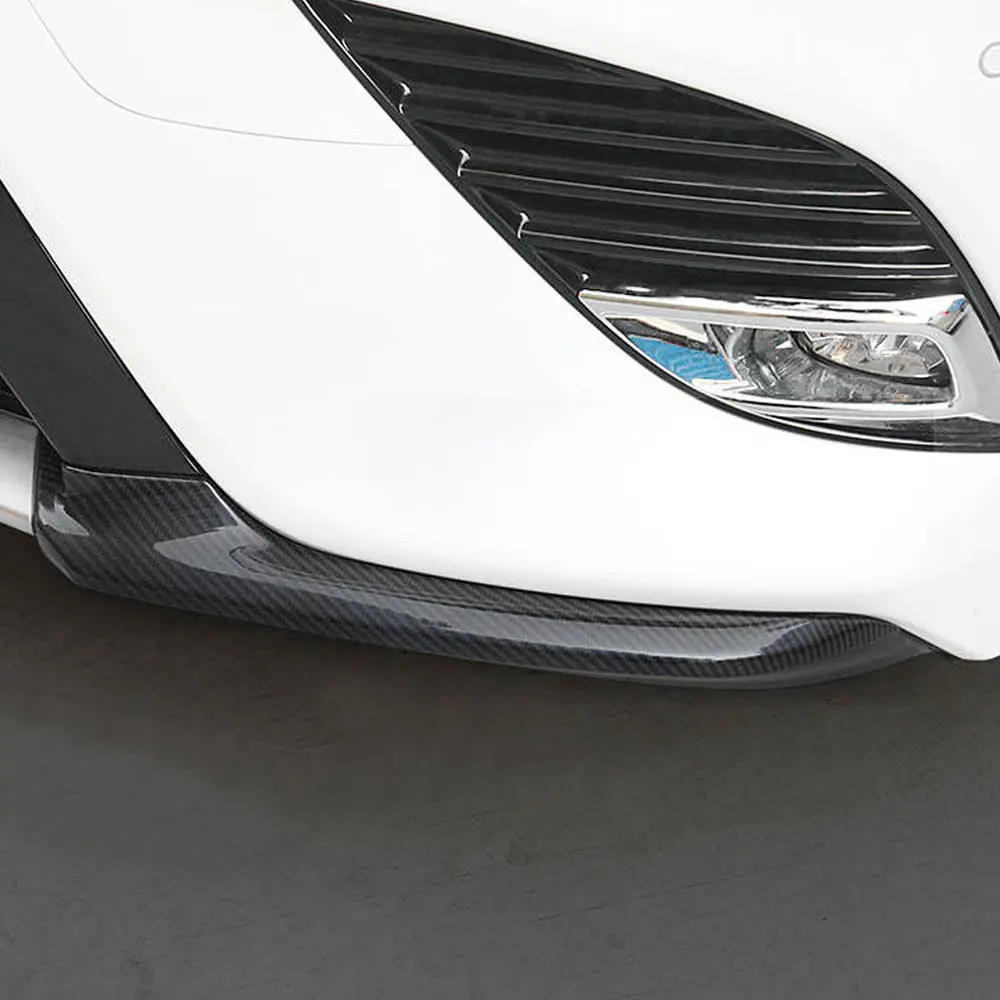 Подходит для Toyota Camry 2 шт. ABS пластик углеродное волокно стиль ABS передний бампер губы угловой чехол отделка декоративные аксессуары