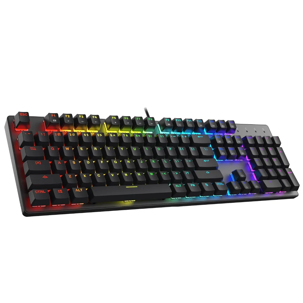 

DREVO Durendal 104 Key RGB Mechanical Gaming Keyboard Full Size Ergonomic Wrist Rest DPC Software Support QWERTY US Layout