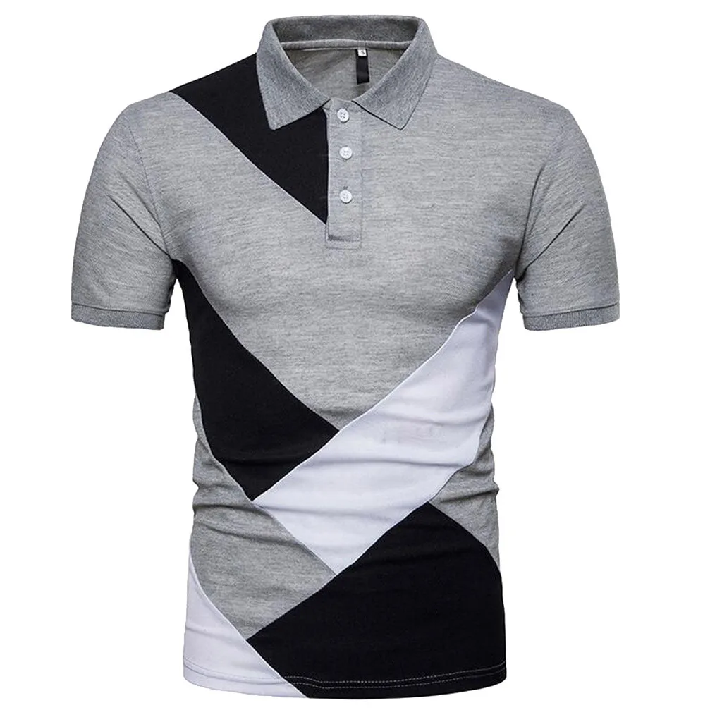 

KANCOOLD Men Polo Shirts 2019 Casual New Brand Polyester Summer Men Tops Polo Shirts Short Sleeve Men Tops Dropshipping 6264