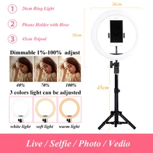 3200K-5600K LED Ring Light Photo Studio 10 3200K-5600K LED Ring Light Photo Studio 10