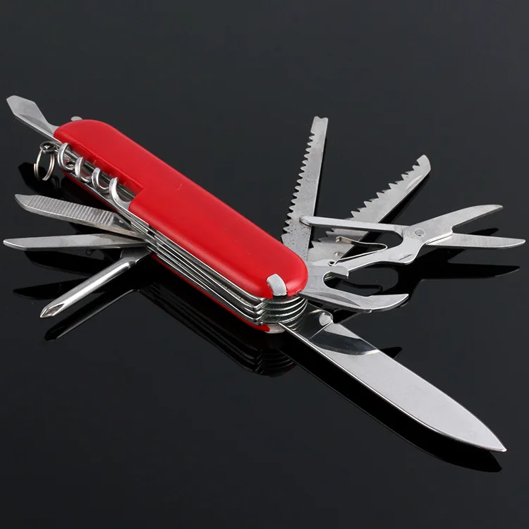 Красный Швейцарский чемпион, швейцарский нож из нержавеющей стали, многофункциональные складные армейские ножи, нож для выживания на открытом воздухе M451