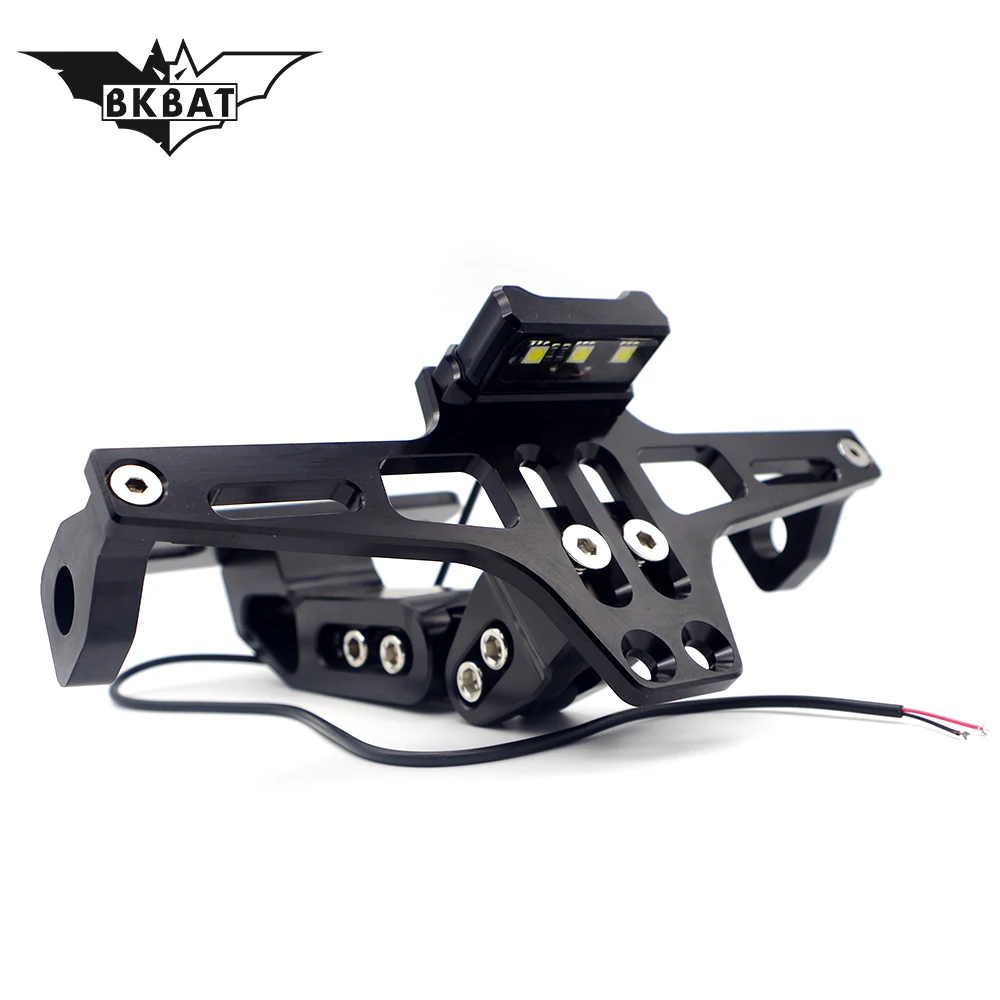 

COOL New Adjustable Motorcycle Pit Sport Bike License Plate Bracket For benelli trk 502 ltz 400 tail tidy xmax300 gsr 600