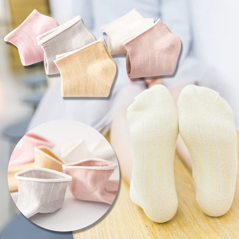 Children's Socks Kids Boys Girls Ankle Boat Short Cotton Ribbed Socks for Spring Summer Cuffed Teenager Student School Socks Children's Socks Kids Boys Girls Ankle Boat Short Cotton Ribbed Socks for Spring Summer Cuffed Teenager Student School Socks