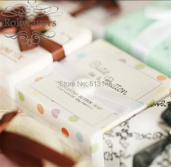 

FREE SHIPPING 20PCS "Cute as a Button" Soap Gifts ,Baby Shower Birthday Party Gifts Party Favors Ideas