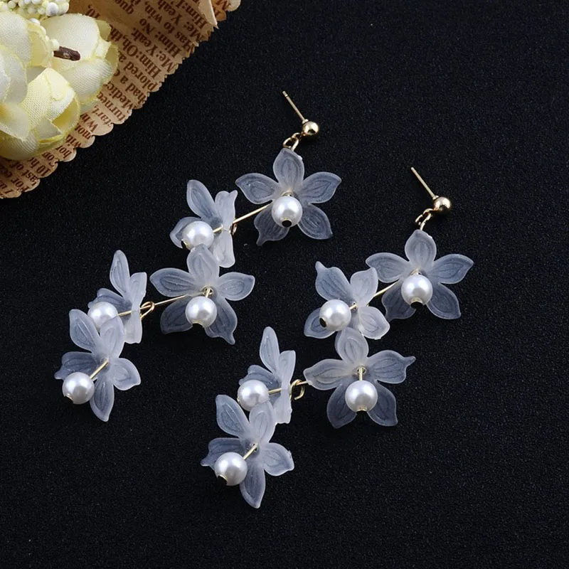 Flowers Earrings Fashion Girls 6