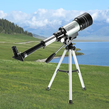

Outdoor Monocular 150X Refractive Space Astronomical Telescope with Portable Tripod Adjustable Lever Camping Hunting Accessory