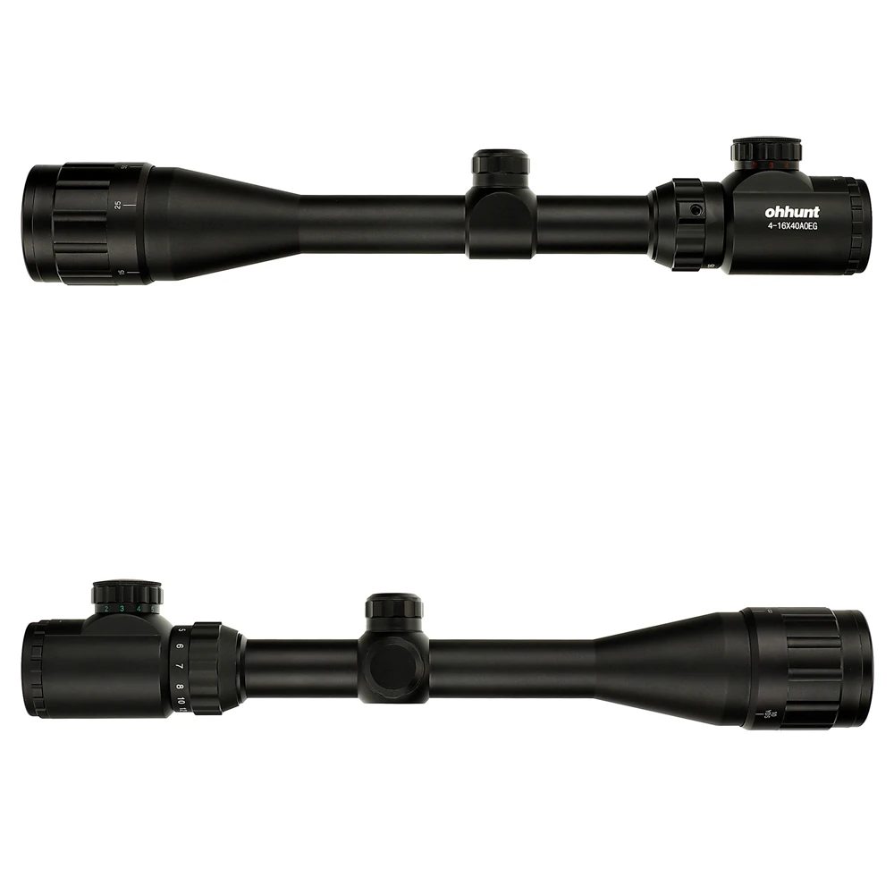 Ohhunt 4-16X40 AOEG Hunitng комбинированный Riflescope Mil Dot охотничья оптика с красным зеленым лазерные прицелы и Red Dot Тактический оптический прицел