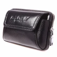 Для мужчин Пояса из натуральной кожи воловьей кожи поясная Мобильный/чехол для телефона ремень Талия бедра сумка кошелек для отца подарок Trend