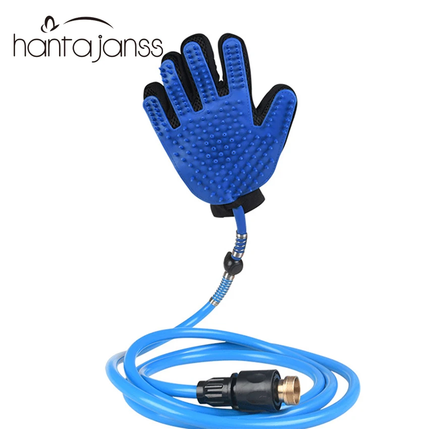 Pet Washing Shower Glove Brush Comb Shampoo Cleaning Hackle Rubber Pet