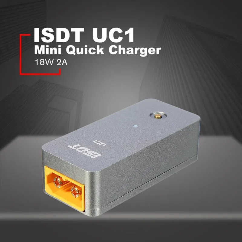 ISDT UC1 18 Вт быстрое зарядное устройство 2A CNC алюминиевый сплав Lipo батарея Смарт USB зарядное устройство Поддержка QC2.0/QC3.0/FCP/BC1.2