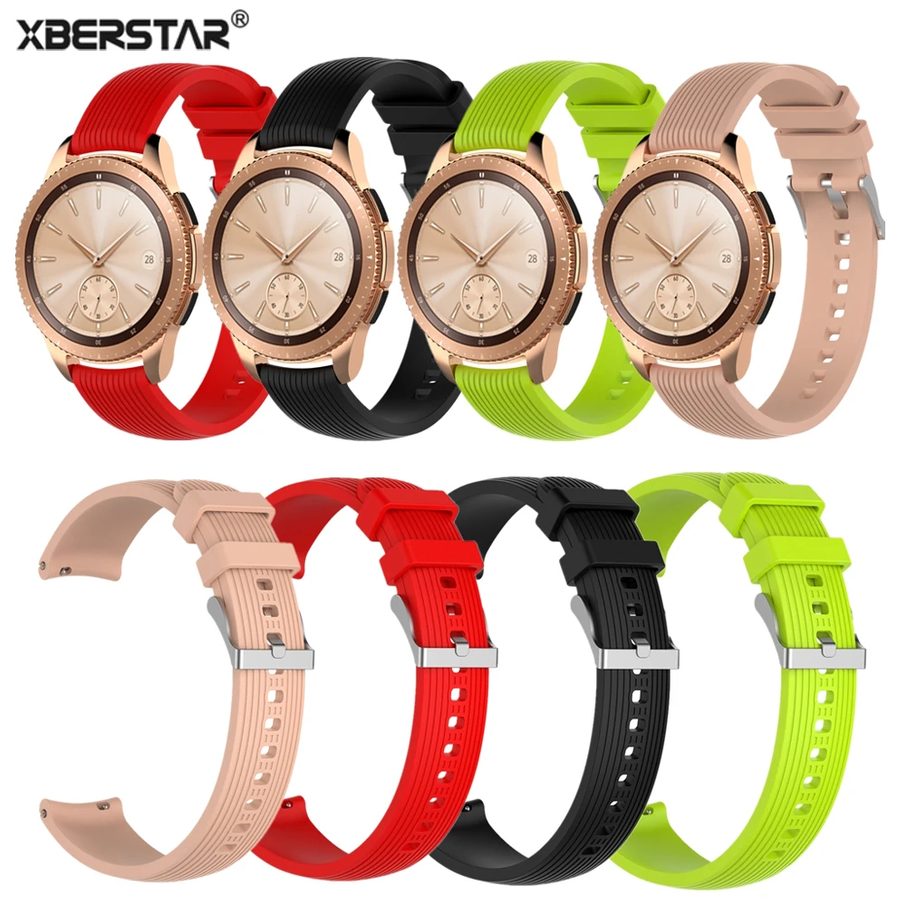 Силиконовый ремешок для наручных часов Samsung Galaxy Watch 42 мм SM R810 R815 смарт замена