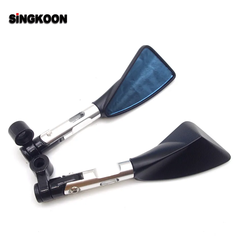 

8 10mm Universal Motorcycle Mirror CNC Aluminum Rearview Side Mirrors FOR bmw r1150r Honda cbr 650r Suzuki gsx-s1000 vespa 50