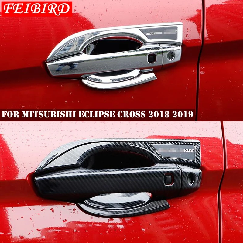 Для Mitsubishi Eclipse Cross 2018 2019 ABS Внешняя Автомобильная дверная ручка Защитная крышка