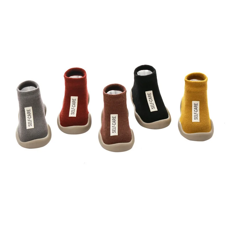 

New Spotting Anti-slip Soft sole Pure Colored Footwear for Children JN36