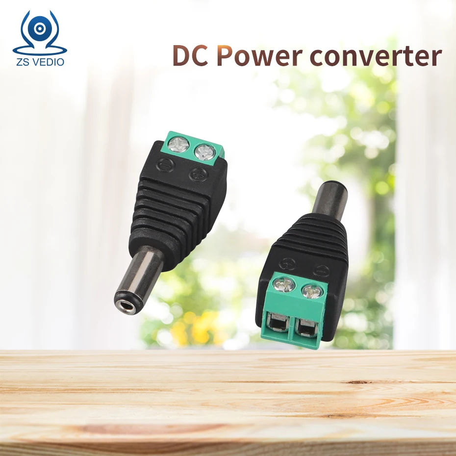 ZSDEVIO 20 шт./лот CCTV аксессуары для BNC Профессиональный Женский DC преобразователь
