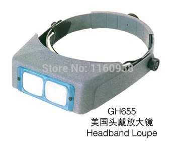

2014New GH655 Head Wearing Magnifier For Jewelry Tools, Head Magnifier Jewellers Lense high quality factory price