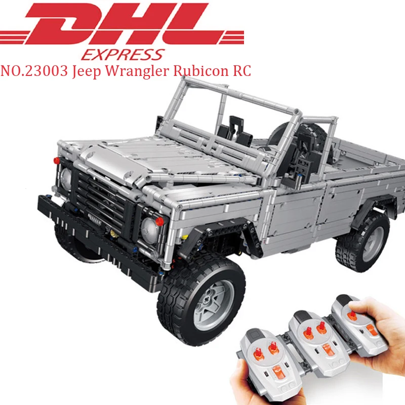 

Lepin 23003 3643Pcs Technic MOC RC Jeep Wild off-road Vehicles Set Educational Building Blocks Brick Toy For Children Model Gift