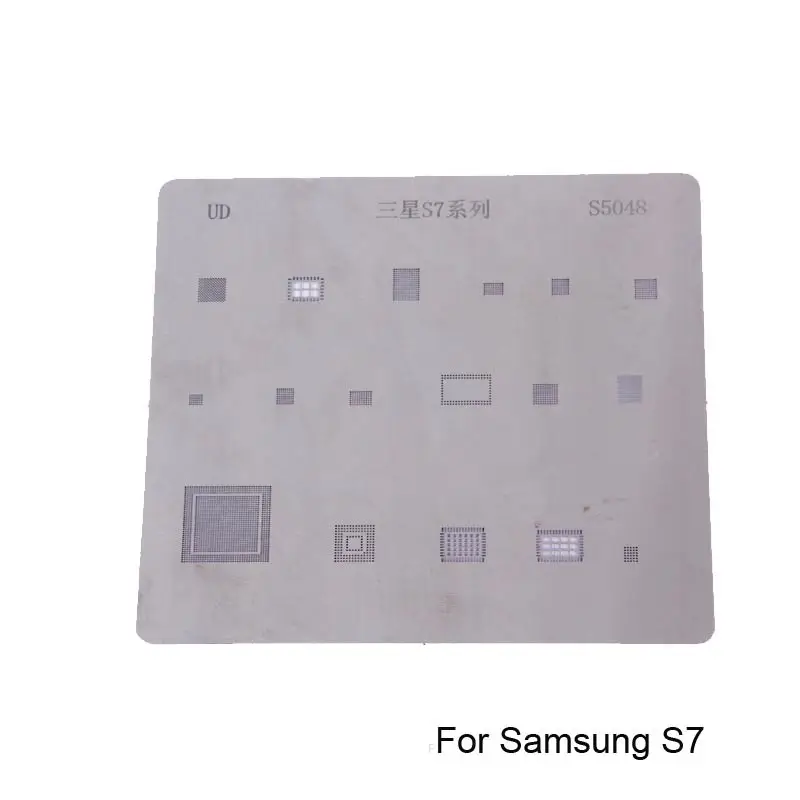 12 шт./лот наборы трафаретов для реболлинга Samsung BGA паяльный шаблон Galaxy S3 S4 S5 S6 S7 S8