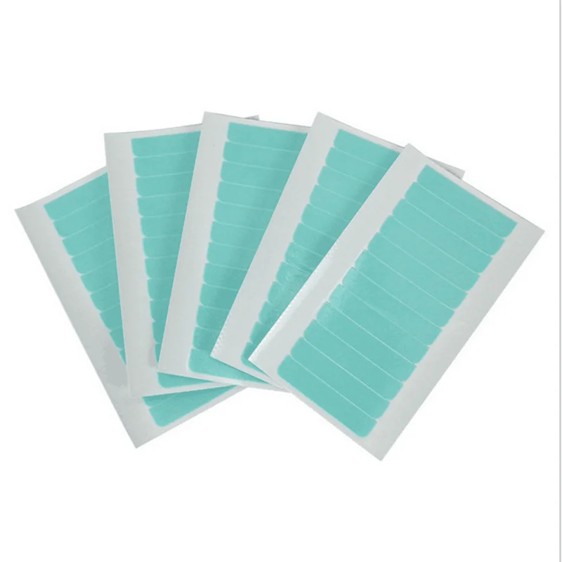 1/3/5 Sheet Hair Tape Adhesive Glue 4cm*0.8cm Double Side Tape Waterproof For Lace Wig Hair Extension Tool