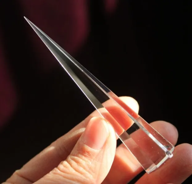 3," Натуральный прозрачный кристалл дезинтегратор праническую 6 двухсторонняя исцеляющий 17 г