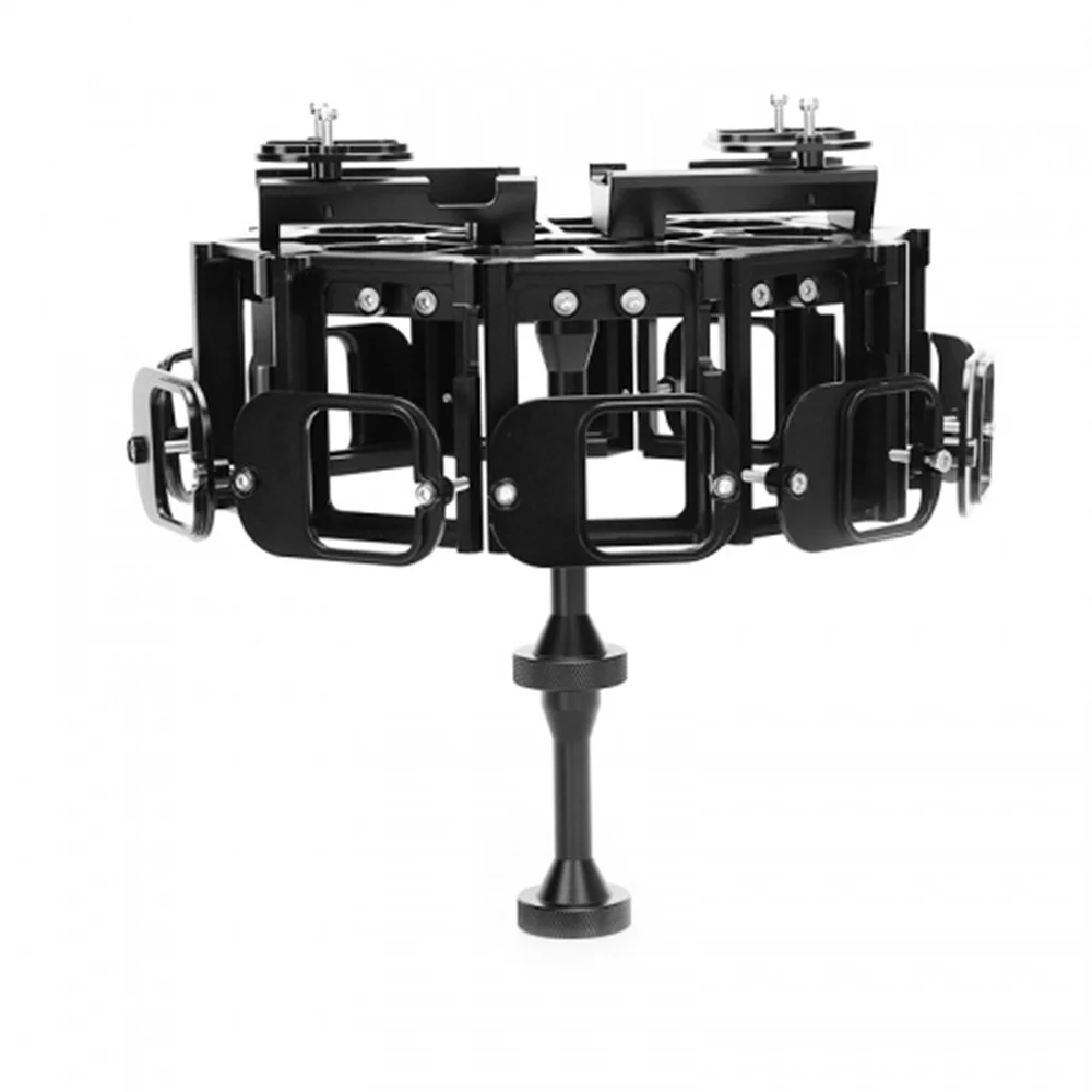 PG5-12 360 Degree VR Panoramic Rig bracket Mount For 12 GoPro Hero5 camera vibration during shooting