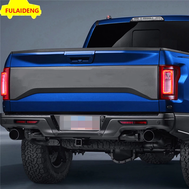 1 шт. для Ford F150- ABS Raptor Стильная крышка хвостовые ворота аппликация Задняя отделка панели автомобиля аксессуары для укладки