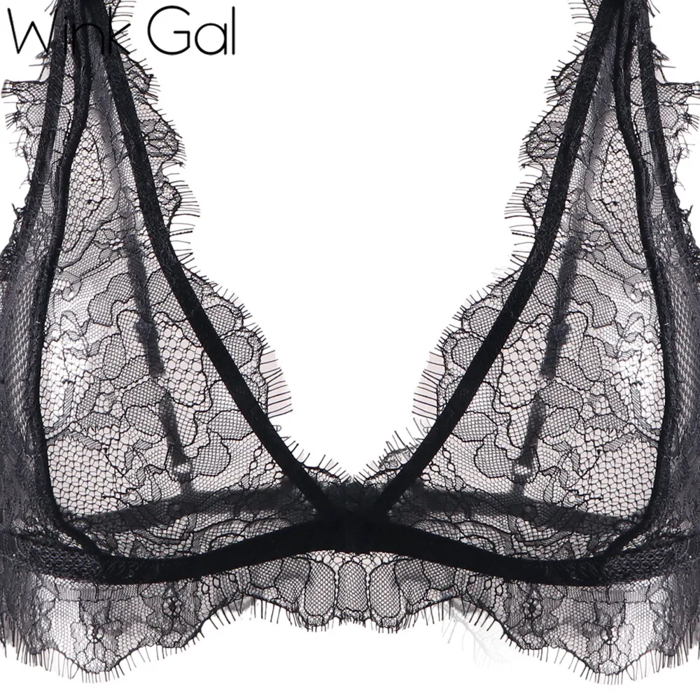 Wink Gal/летнее сексуальное женское нижнее белье кружевное бюстгальтер для сна