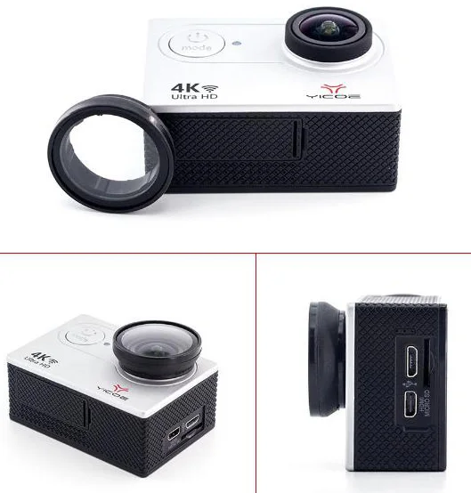 UV Filter Cover Lens Protective Optical Glass Case For SJCAM Wifi SJ4000 Eken H9 C30 Sport action Camera Accessories | Электроника