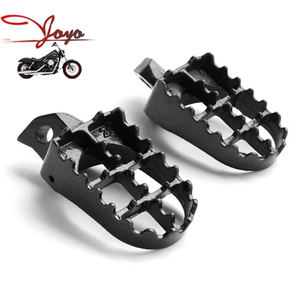 Motorcycle Steel Foot Pegs Footrests For Dirt Bike Kawasaki KDX200
