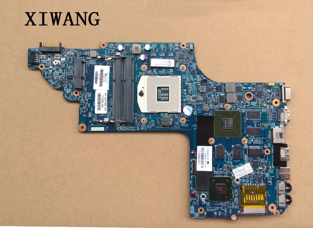 

710988-501 710988-001 for HP Pavilion DV6-7000 laptop motherboard DV6T-7000 Notebook 635M 2G System Board Fully Tested