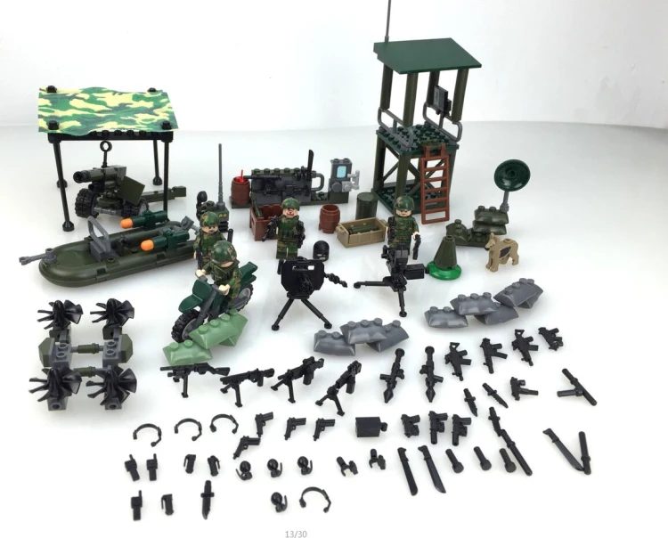 

Temporary base weapons original toy swat police military weapons accessories Compatible all kinds Building Blocks