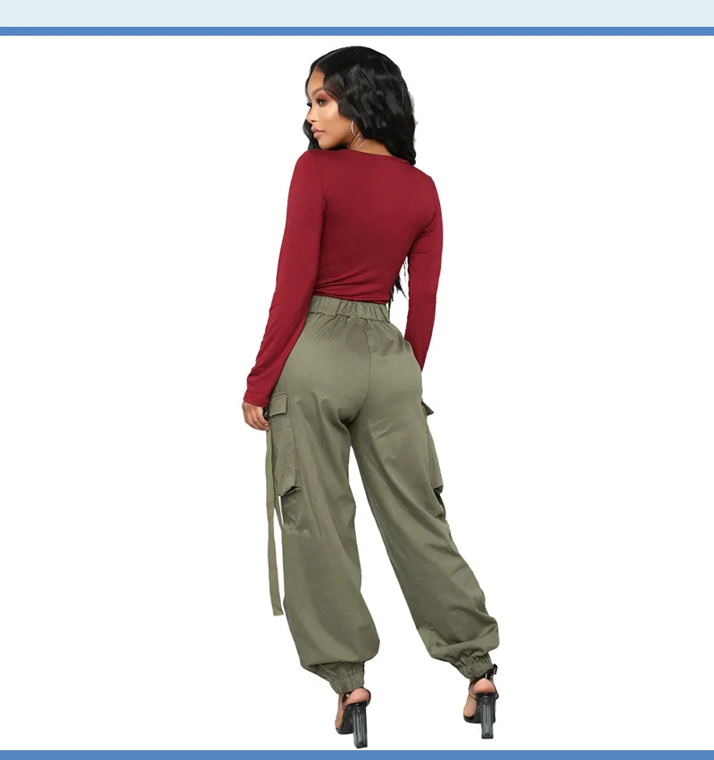 Pantalones mujer Casualwear de cintura alta Pantalones mujer Casualwear de cintura alta