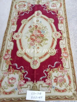 

Free shipping 3'X5' needlepoint rugs 100% New Zealand wool handmade rugs for home decoration