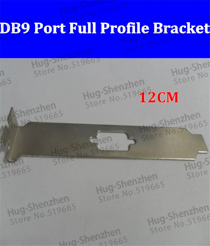 High qualtiy PCI PCI-E DB9 VGA Port Full Profile Bracket for computer 2pcs