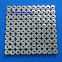 100 Bobbins L Sized Metal Bobbins For Embroidery Machines BARUDAN TAJIMA TOYOTA