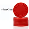 50Pcs/set No Value Blank Chips Circular Environmental Protection Plastic Chips For Cards Game Poker games Counting Card ► Photo 2/4