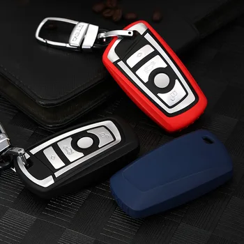 

Car Key Case Cover for BMW X1 X3 X4 M3 X6M4 M5 520 525 f30 f10 F18 F05 F10 F20 F30 Z4 E90 soft TPU Protector smart Key Shell