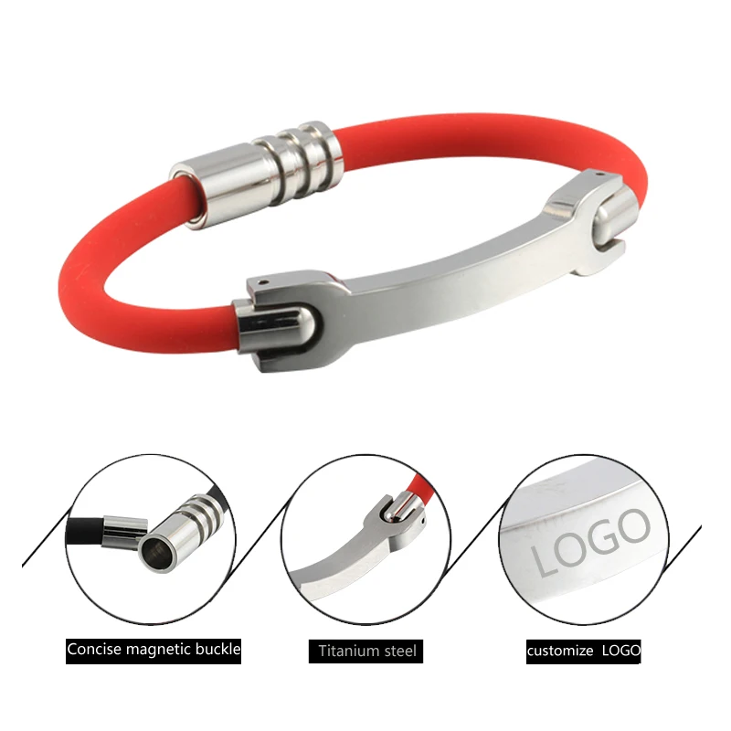 Silicone Energy Balance Bracelet Anion Therapy Fashion