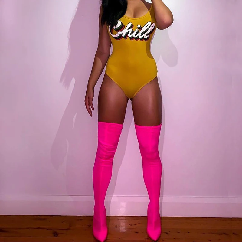 Fashion Color Customized Stretchy Lycra Sock Boots Pointy Toe Over-the-Knee Heel Thigh High Pointed Toe Women Boots Fashion Color Customized Stretchy Lycra Sock Boots Pointy Toe Over-the-Knee Heel Thigh High Pointed Toe Women Boots