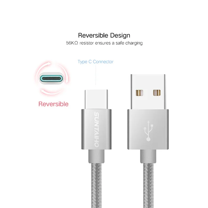 Suntaiho usb type-C кабель 3A Быстрая зарядка type-C USB кабель для samsung S10 S9 S8 Note 9 8 huawei Xiaomi mi 9 USB C шнур для передачи данных