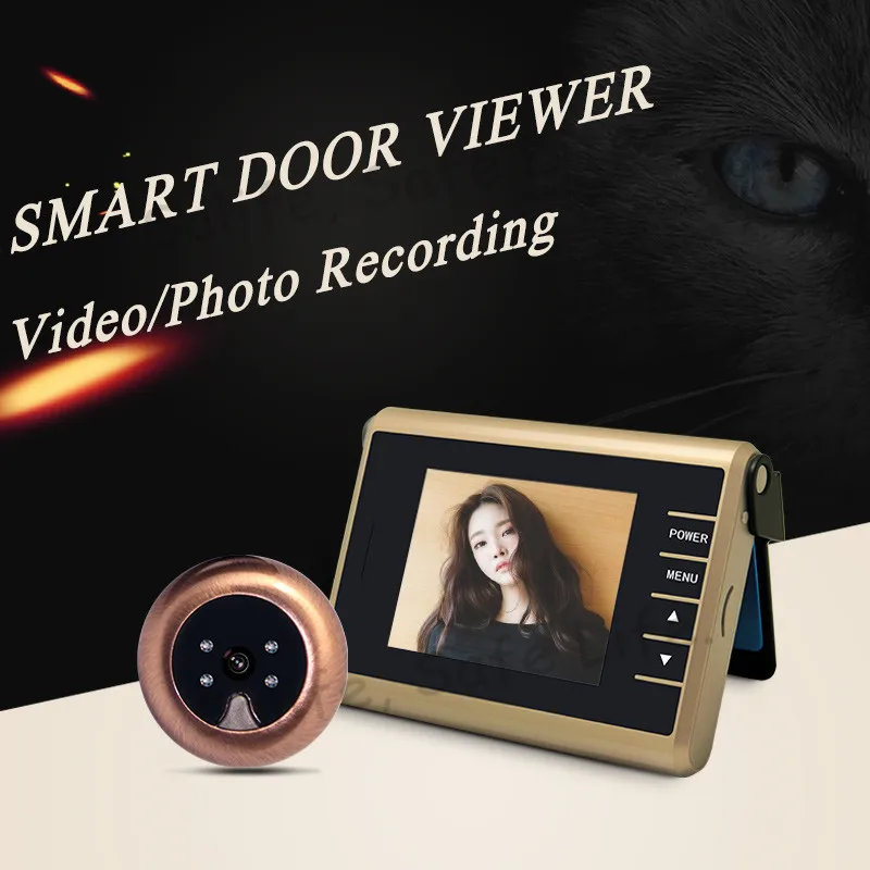 New 3 2 HD Smart Photo Video Recording Wireless font b Door b font Peephole font