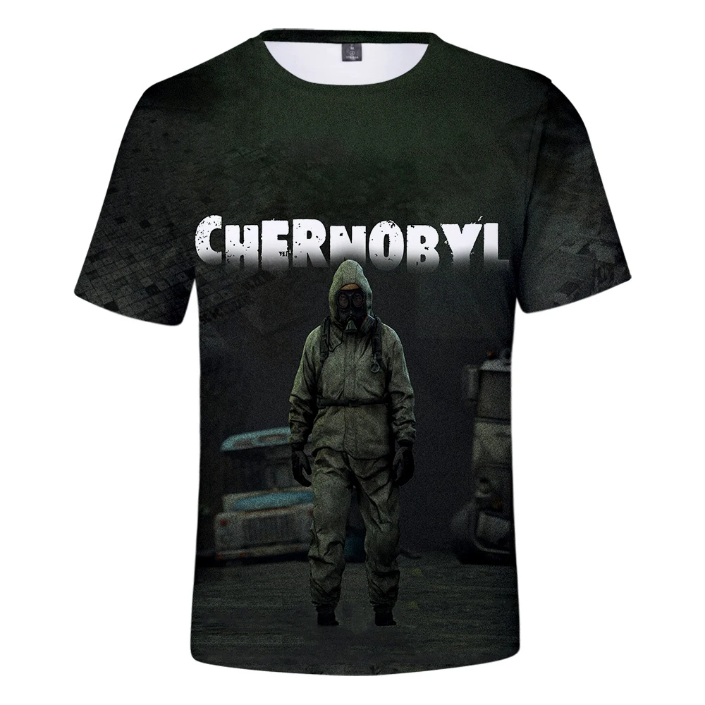 New Popular t shirt Chernobyl T-shirt Summer High Quality Men/Women chernobyl Fashion T-Shirts Tops Soft Top Tees