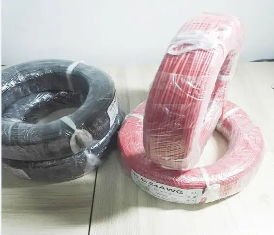 

Free shipping 10M high temperature flexible silicone wire color option silicone wire 26 awg Multimeter lead wire cable